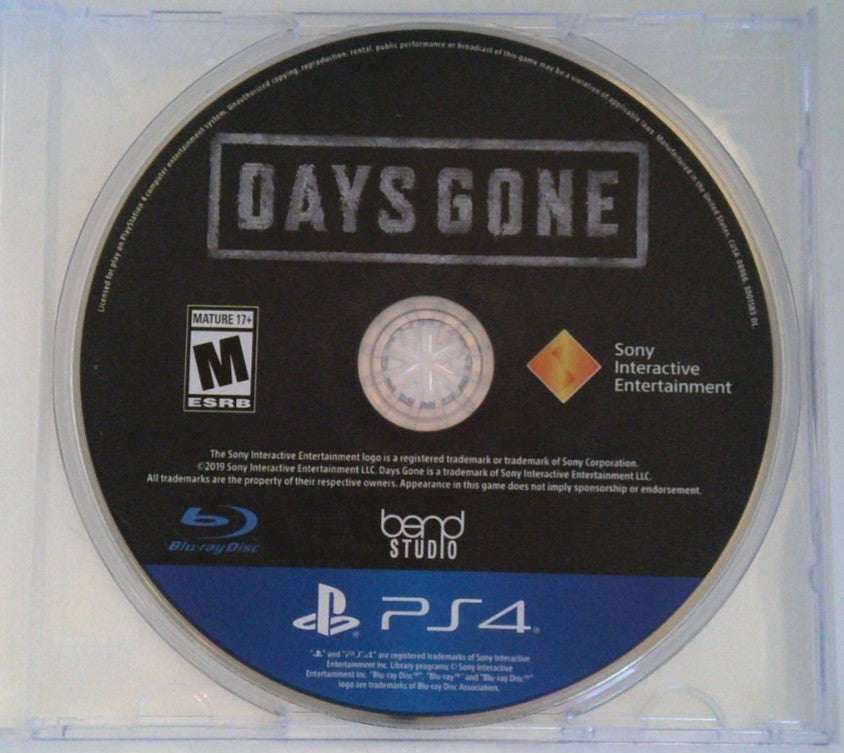 Days Gone (Sony PlayStation 4) Disc Only Authentic