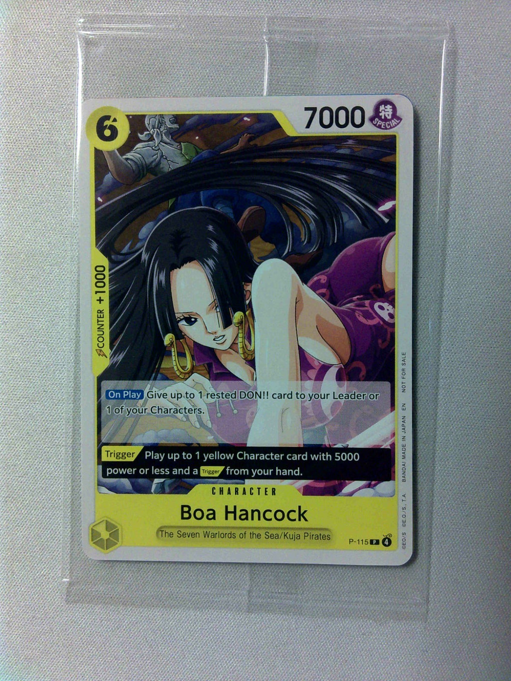 One Piece TCG Boa Hancock P-115 Monkey D Luffy P-114 OP-15 Promo Pack Sealed 2ct