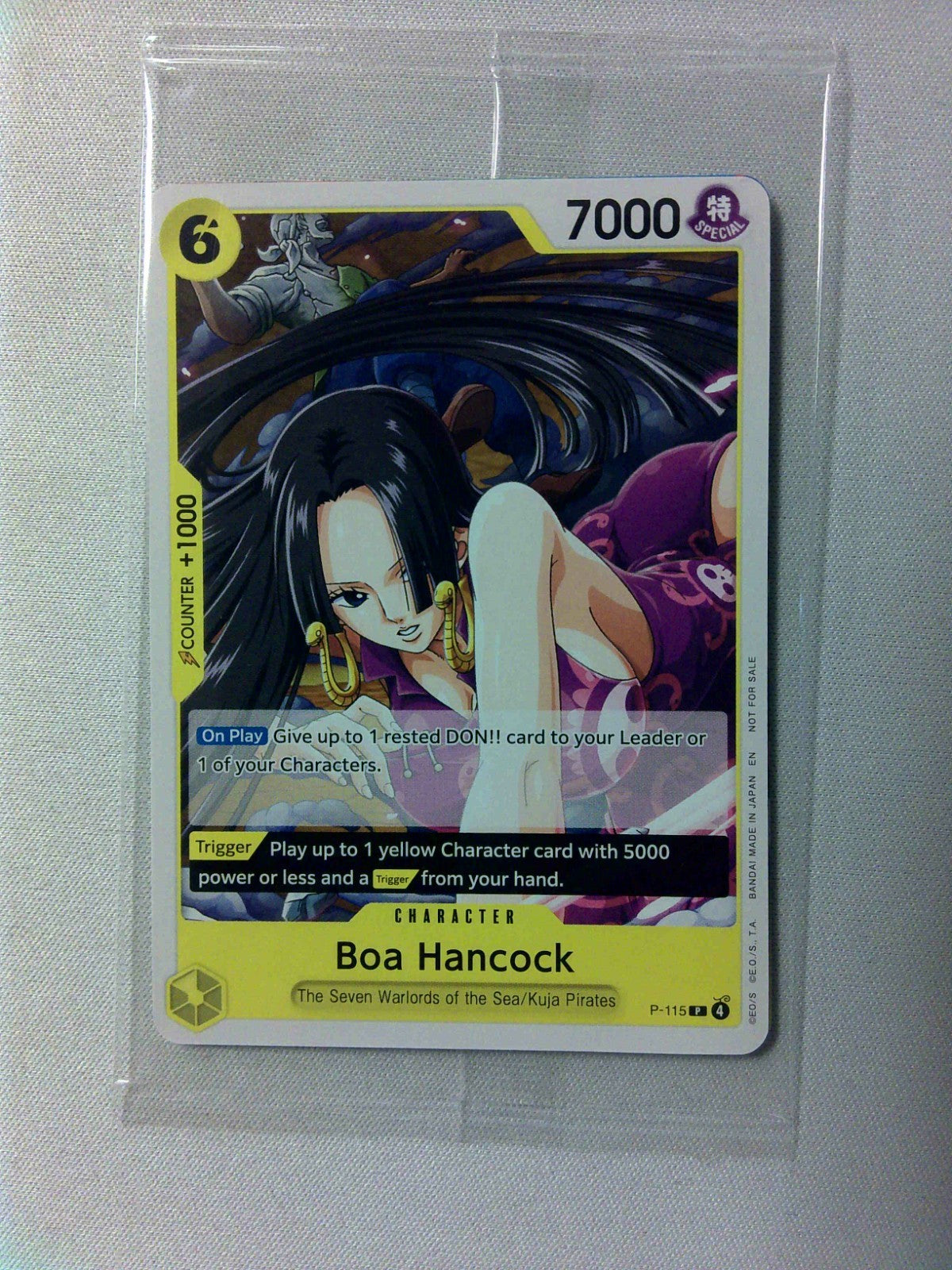 One Piece TCG Boa Hancock P-115 Monkey D Luffy P-114 OP-15 Promo Pack Sealed 2ct