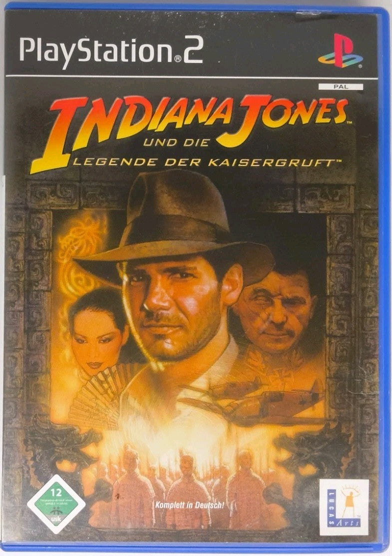 Indiana Jones Und Die Legende Der Kaisergruft (PS2) PAL CIB Complete In Box