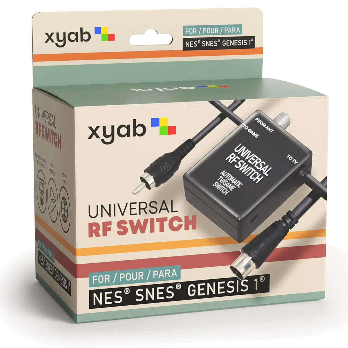 XYAB Universal RF Switch for NES/SNES/Genesis