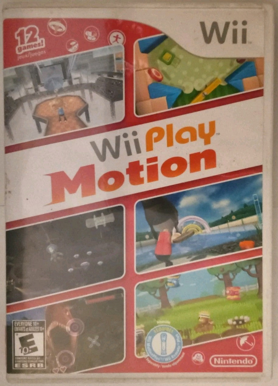[CASE & GAME ONLY NO MANUAL] Wii Play Motion (Nintendo Wii) Authentic Tested