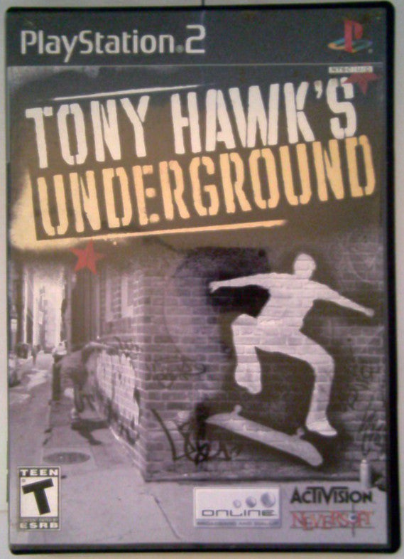 [CASE & GAME ONLY NO MANUAL] Tony Hawk's Underground (PlayStation 2) Authentic