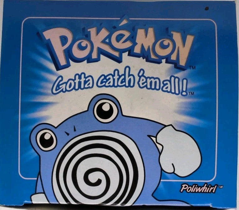 Pokemon Poliwhirl 23k Gold Plated Trading Card w/ Pokeball Burger King