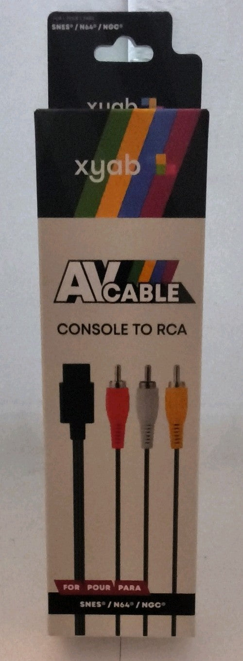 XYAB Console to RCA AV Cable For SNES, N64, & Gamecube