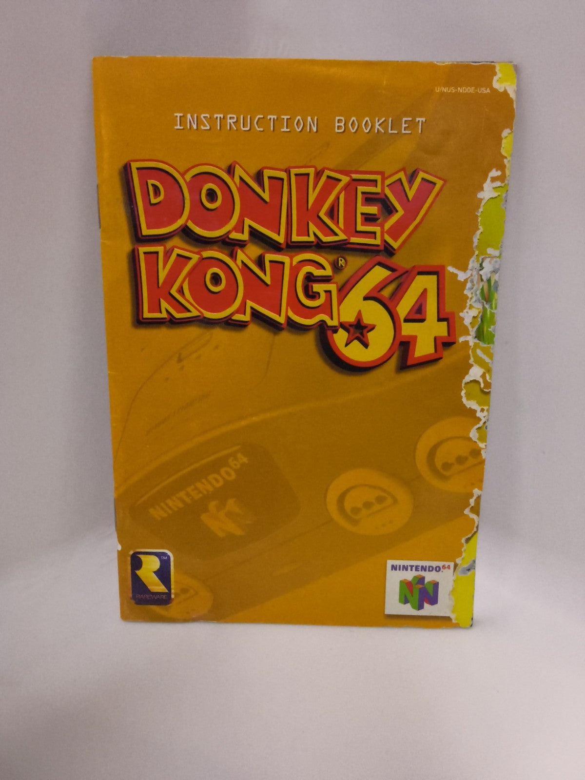 Donkey Kong 64 N64 Instruction Booklet Manual Only Authentic Nintendo