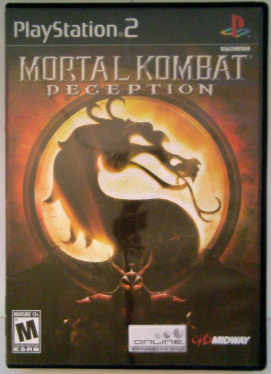Mortal Kombat: Deception (Sony PlayStation 2) CIB Complete In Box Authentic