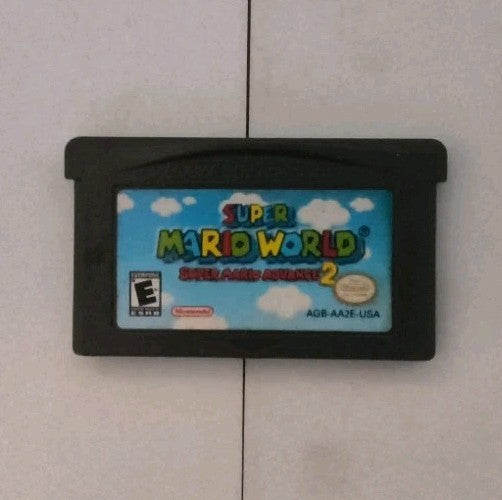 [GAME ONLY NO CASE NO MANUAL] Super Mario World Super Mario Advance 2 (GBA)