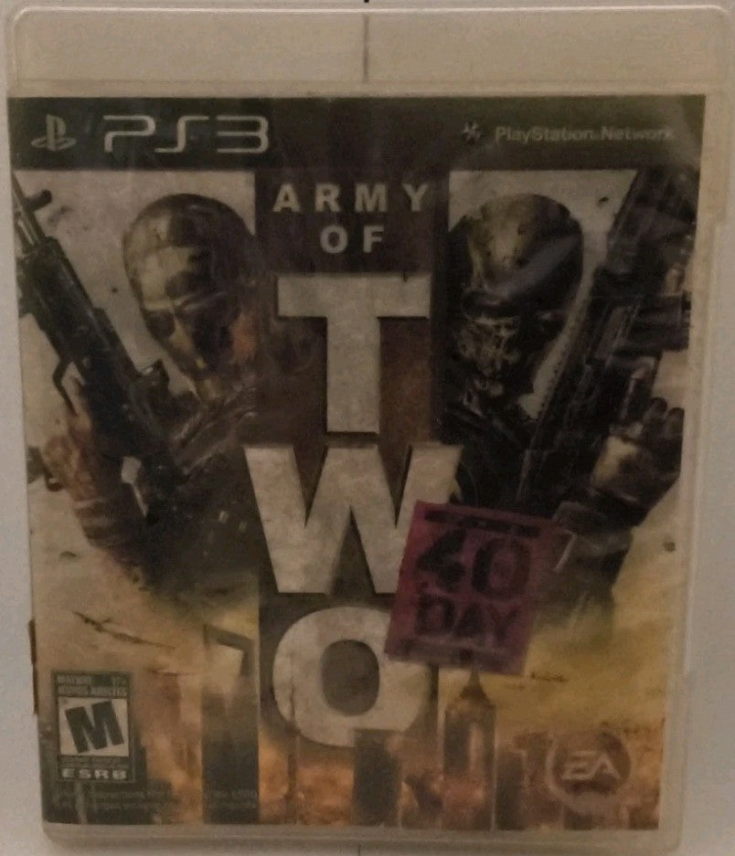 Army of Two 40th Day (Sony PlayStation 3) CIB Complete In Box Authentic