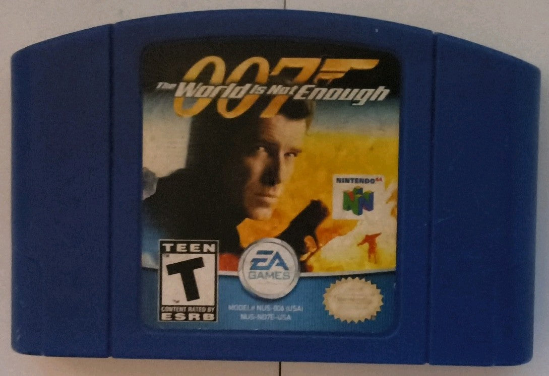 [GAME ONLY NO CASE NO MANUAL] 007: The World Is Not Enough (Nintendo 64) Tested