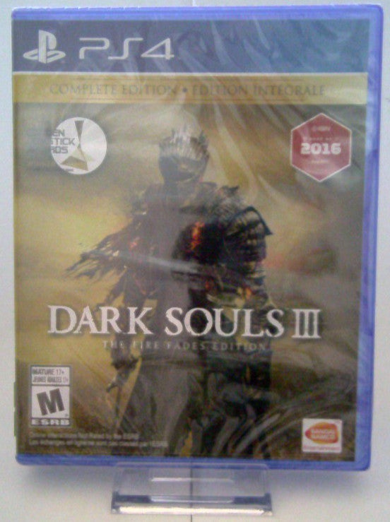 Dark Souls III: The Fire Fades Ed (PlayStation 4) CIB Complete In Box Sealed