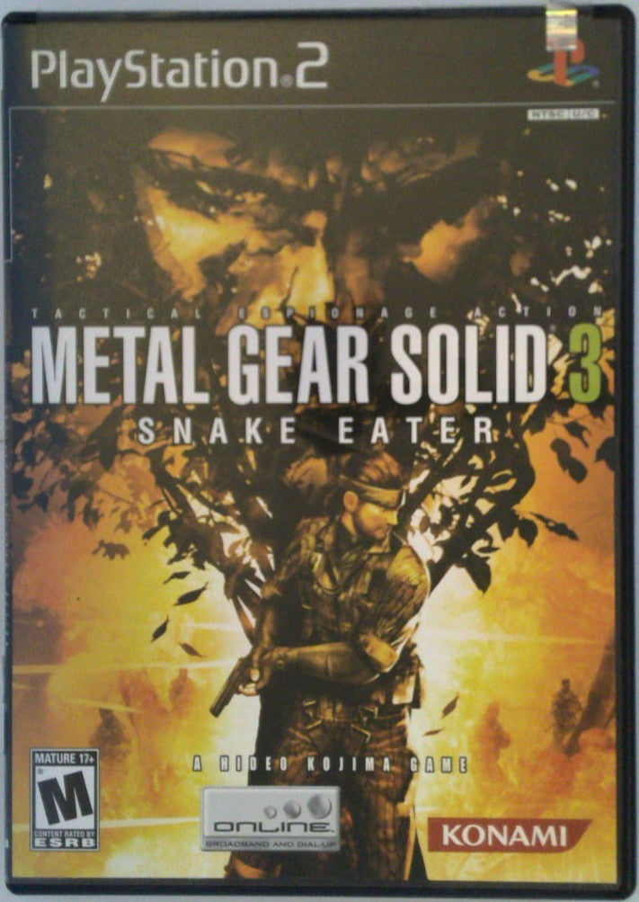 [CASE & GAME ONLY]Metal Gear Solid 3: Snake Eater (Sony PlayStation 2) Authentic