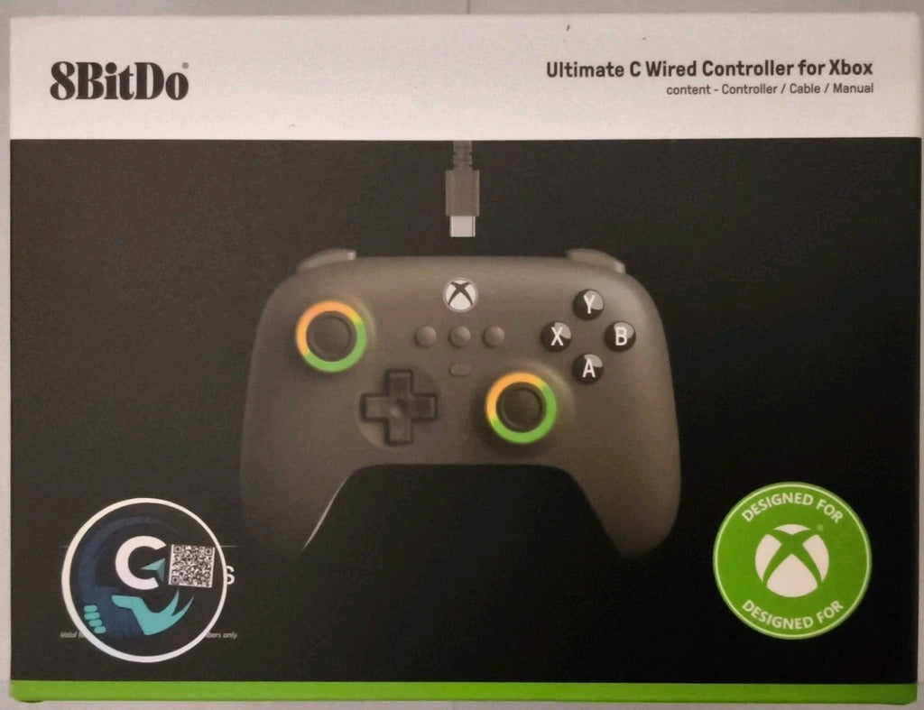 8BitDo Ultimate C Wired Controller for Xbox X|S w/ Hall Effect Dark Green