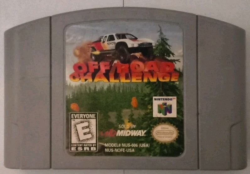 [GAME ONLY NO CASE NO MANUAL] Off-Road Challenge (Nintendo 64) Authentic Tested
