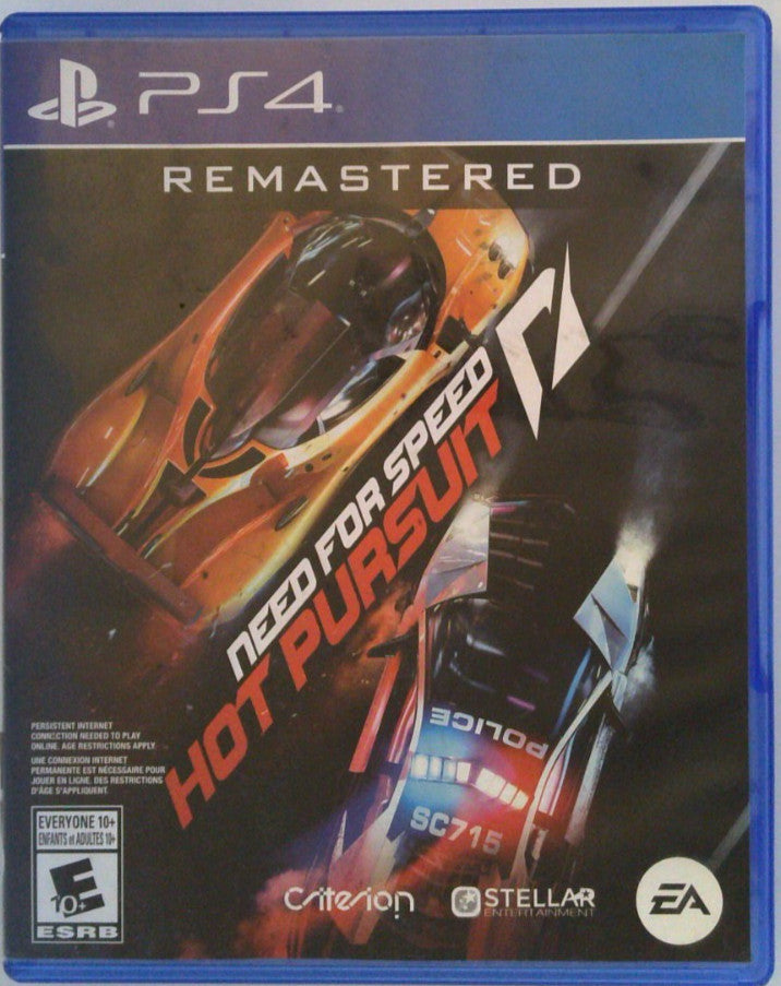 Need for Speed Hot Pursuit Remastered (Sony PlayStation 4) CIB Complete In Box