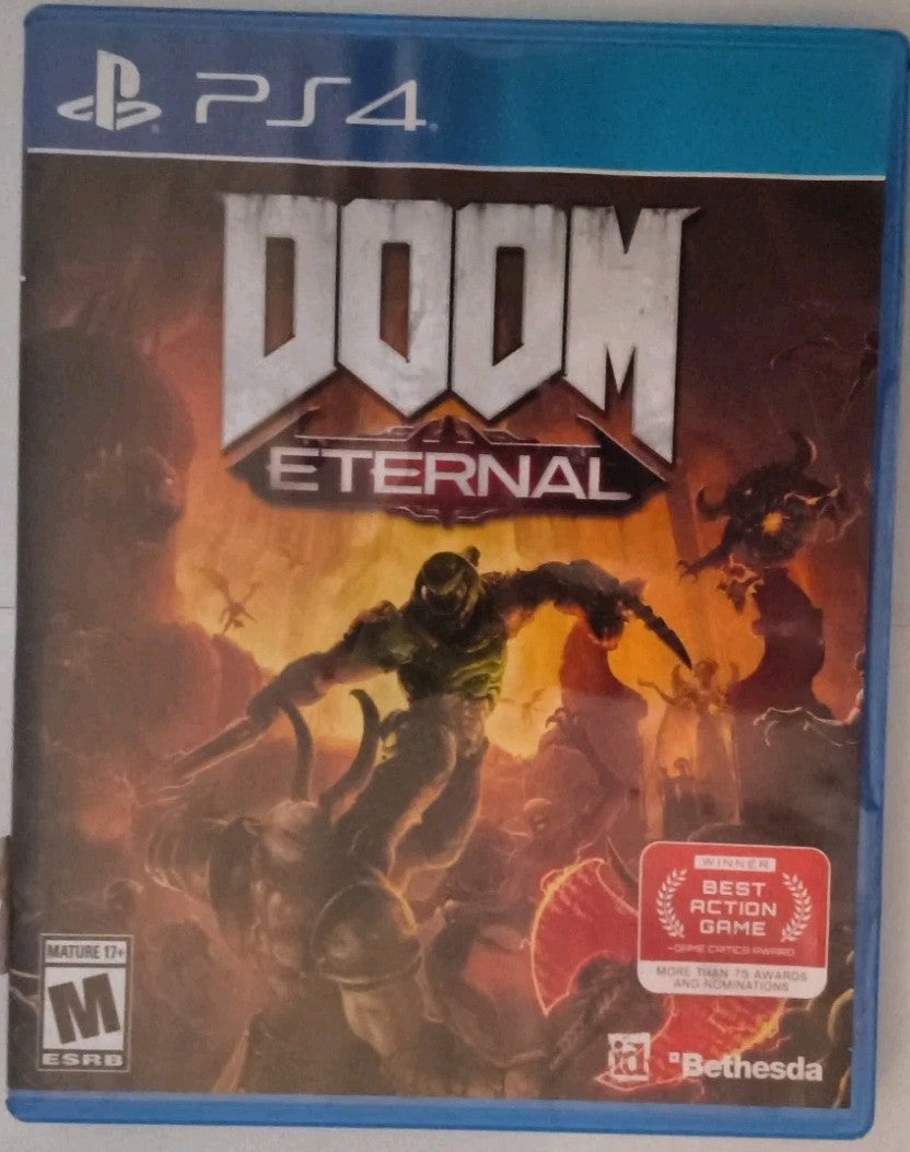 Doom Eternal (Sony PlayStation 4) CIB Complete In Box Authentic