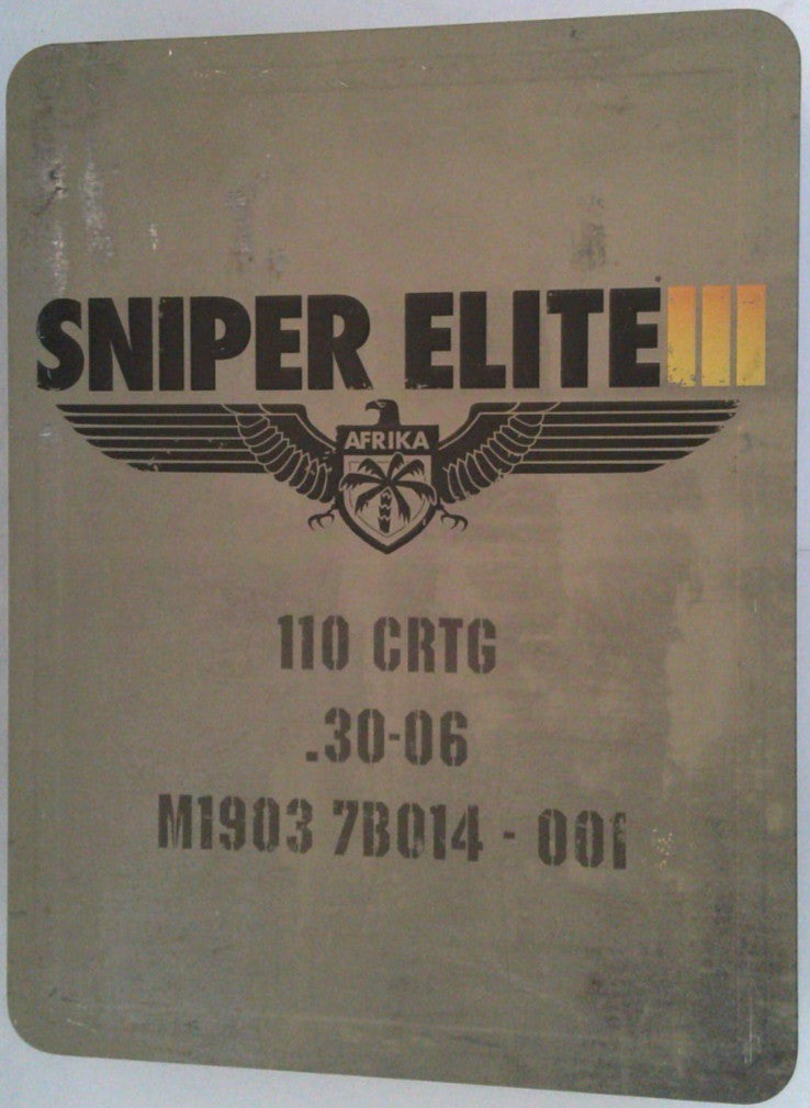 [NO GAME] Sniper Elite III Collector's Edition (XBox One) Authentic