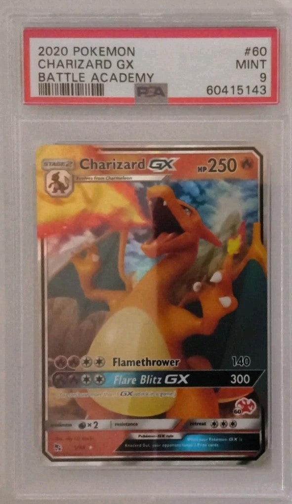2020 Pokemon Battle Academy PSA 9 Charizard GX  #60 9/68 PSA 9 Mint