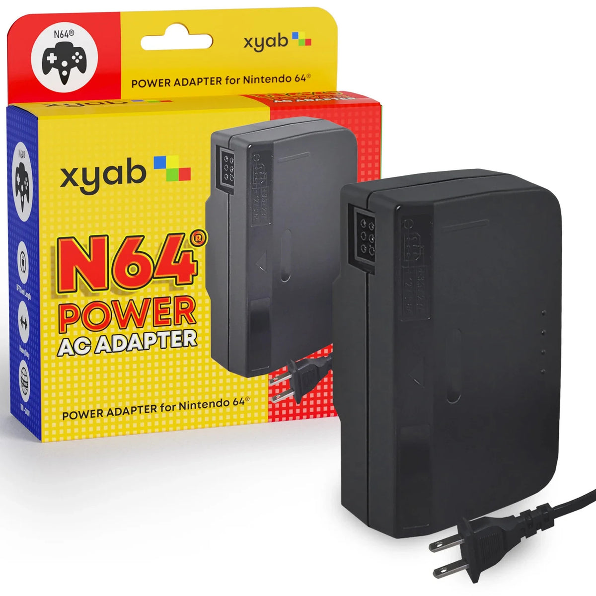 XYAB AC Adapter for Nintendo 64