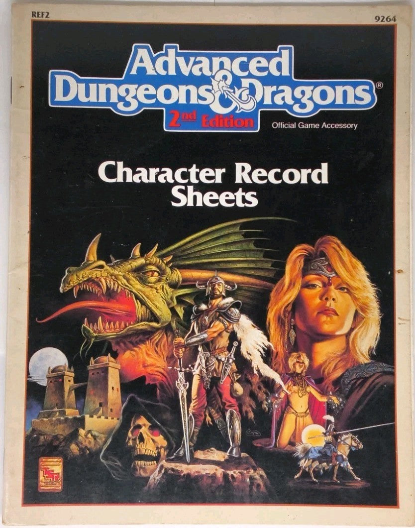 Character Record Sheets by TSR Hobbies Staff (1989)