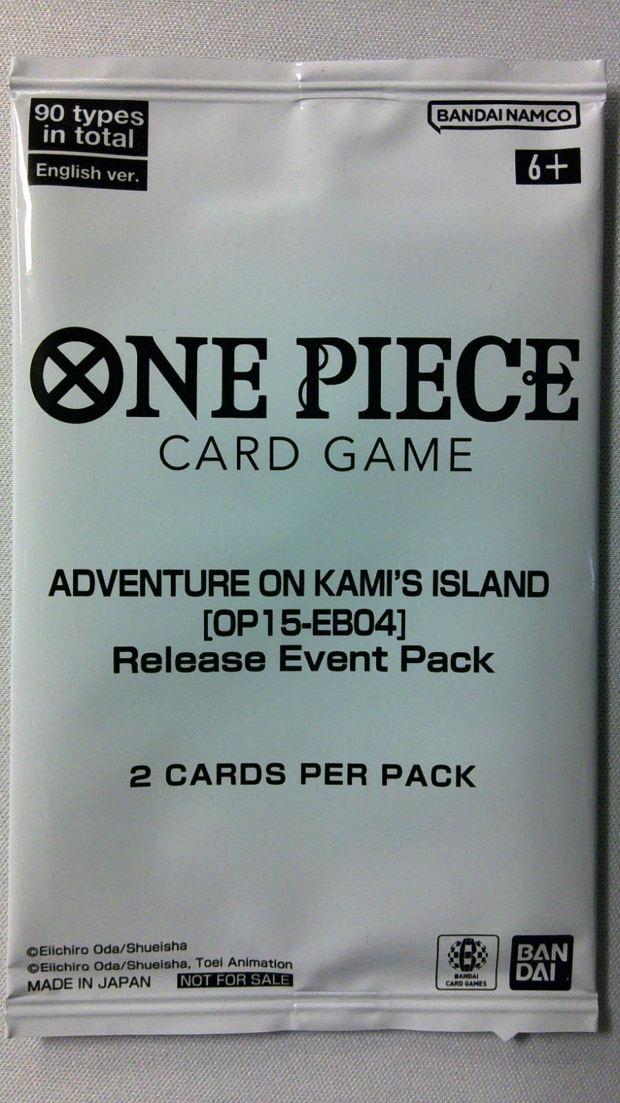 One Piece TCG Adventure on Kami's Island OP-15 Release Event Pack Sealed 2 Cards