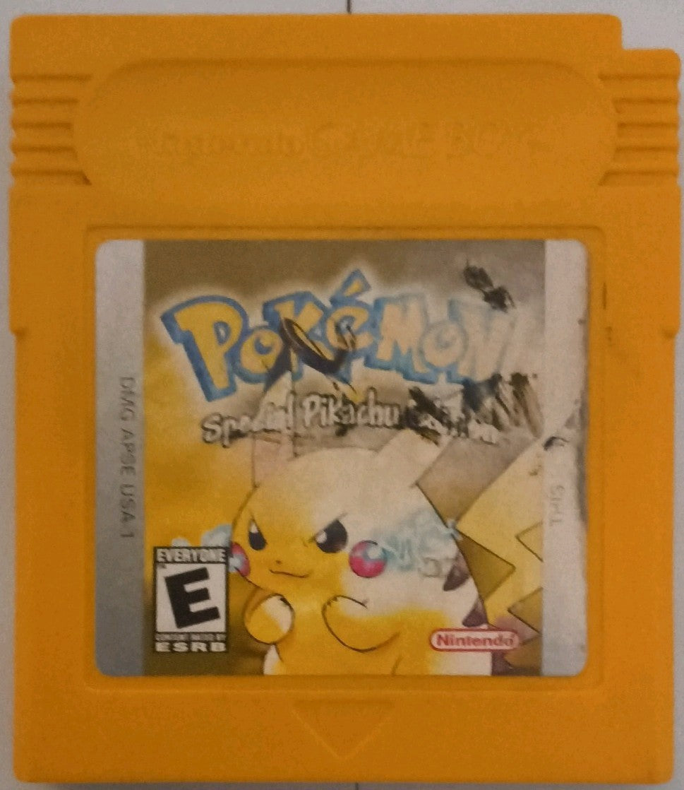 [GAME ONLY NO CASE NO MANUAL] Pokémon Yellow Version (Game Boy) Authentic Tested