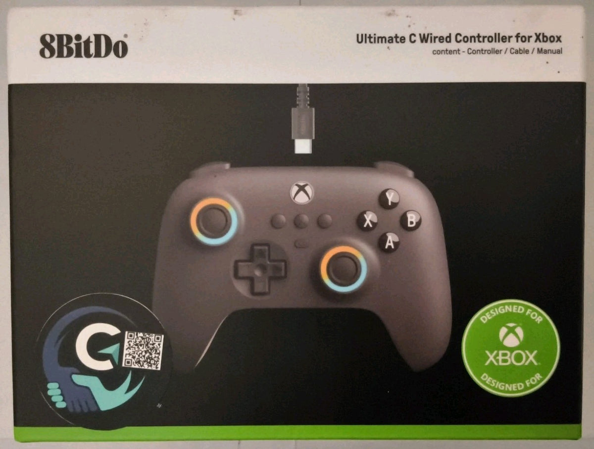 8BitDo Ultimate C Wired Controller for Xbox X|S w/ Hall Effect Dark Gray