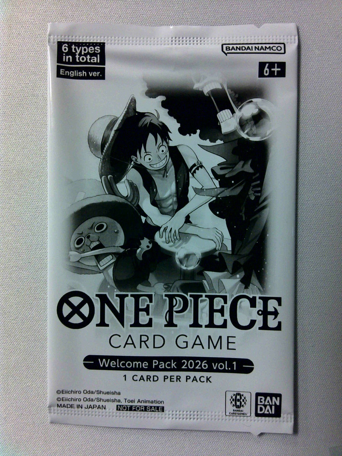 One Piece TCG Welcome Pack 2026 Vol 1 Sealed Booster Promo Pack English