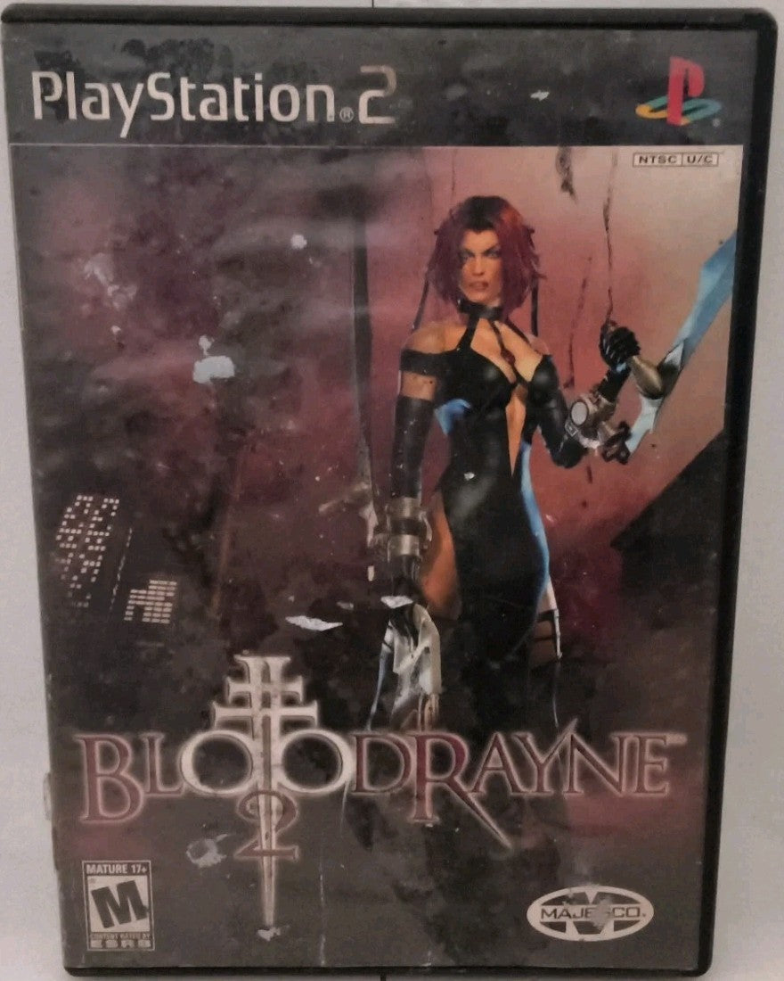 [CASE & GAME ONLY NO MANUAL] BloodRayne 2 (Sony PlayStation 2) Authentic Tested