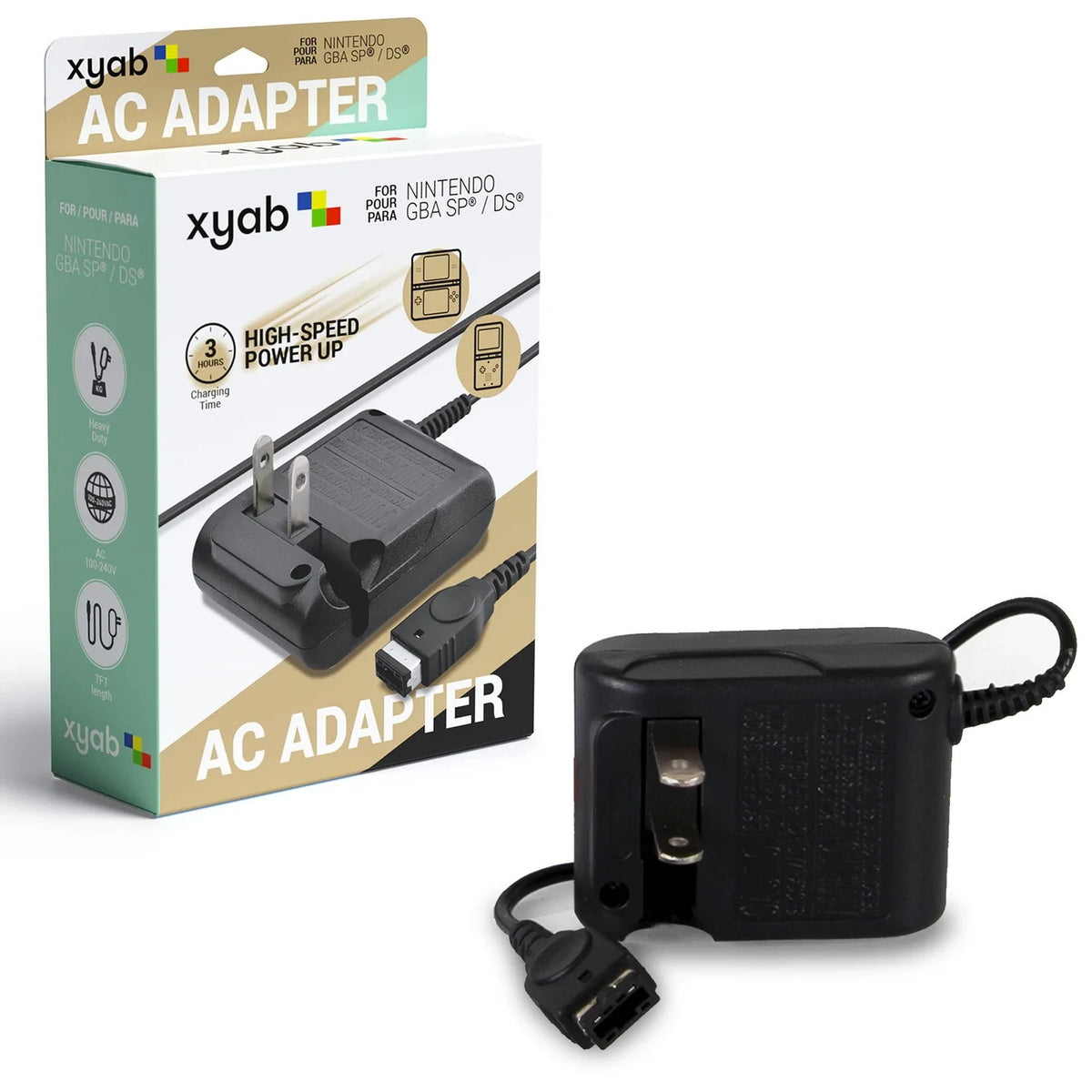 XYAB AC Adapter For GBA SP/Nintendo DS