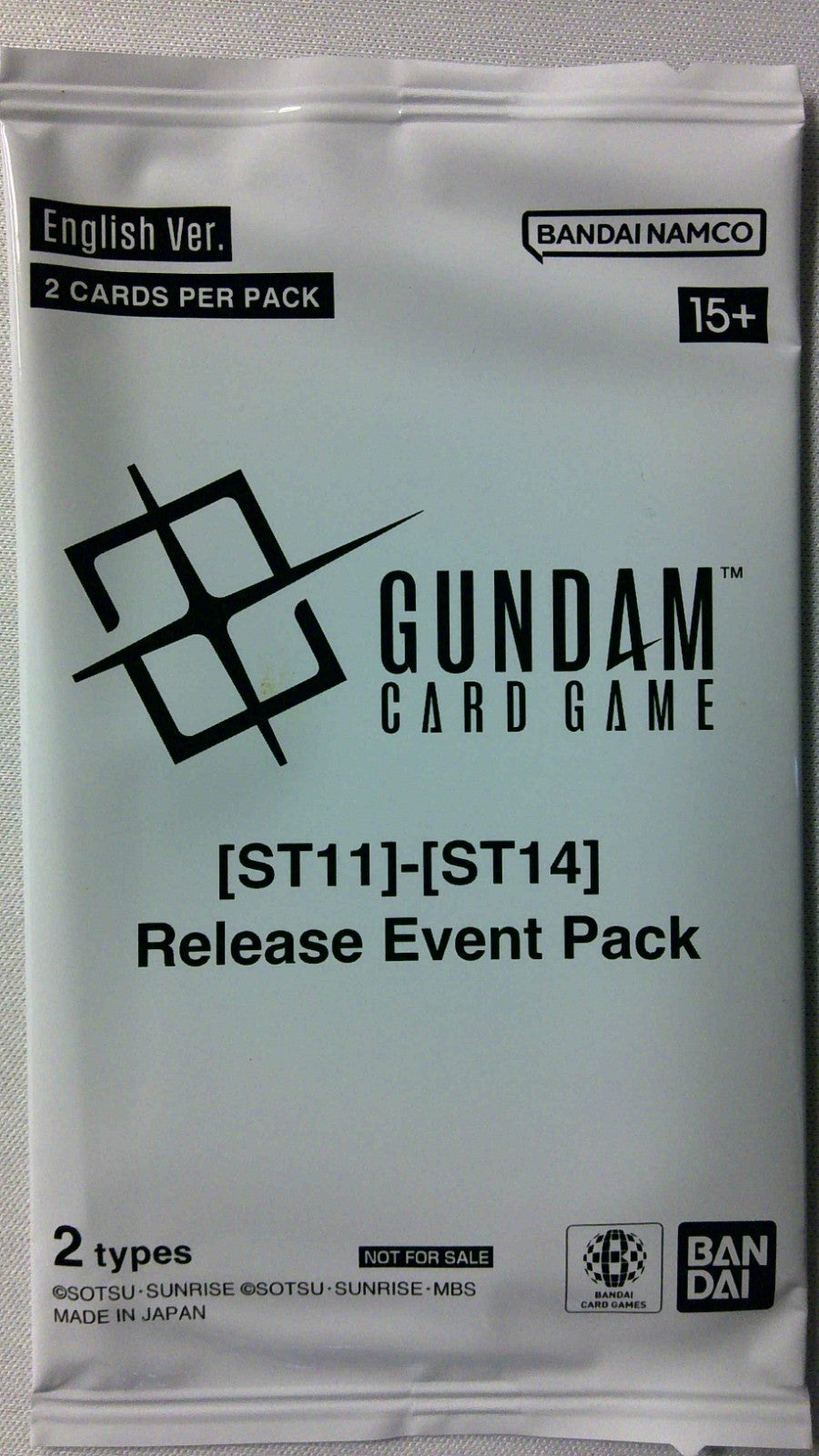 Gundam Card Game ST11-ST14 Release Event Pack Sealed Promo Pack English