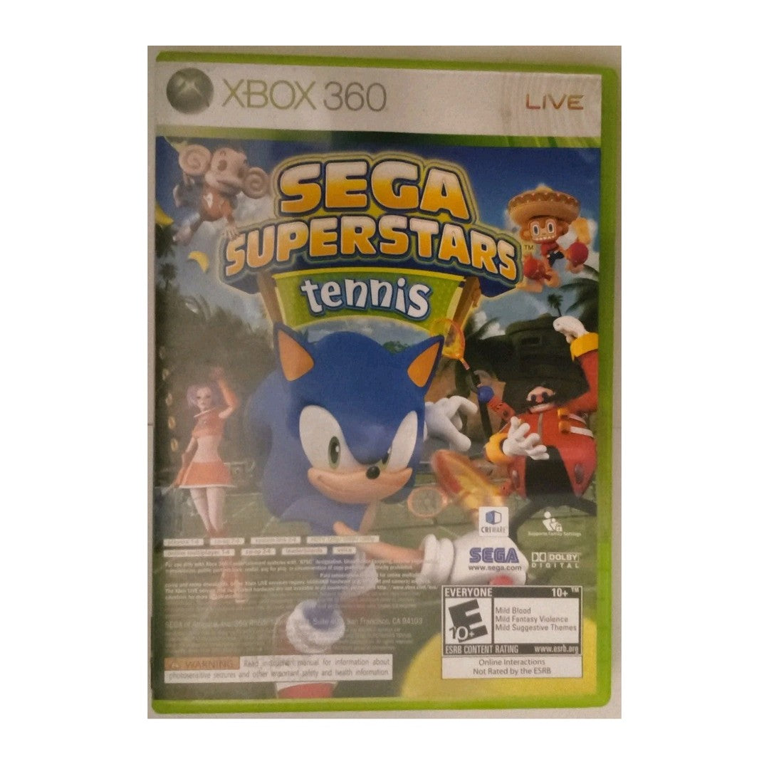 Sega Superstars Tennis & XBox Live Arcade (Microsoft XBox 360) CIB Sealed