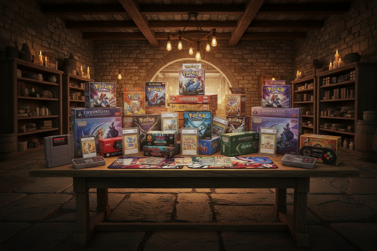 The MP Vault Hero Banner - Table Display