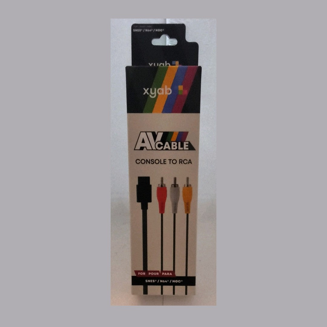 XYAB Console to RCA AV Cable For SNES, N64, & Gamecube